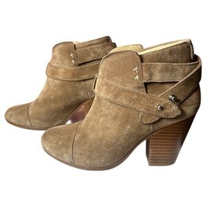 rag & bone Brown Suede Ankle Booties
